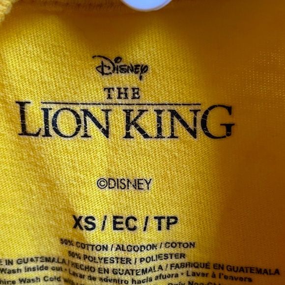 Disney Lion King Positive Vibes Shirt Size XS - Picture 3 of 3